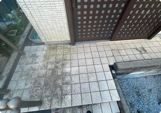 玄関・ビフォーの写真